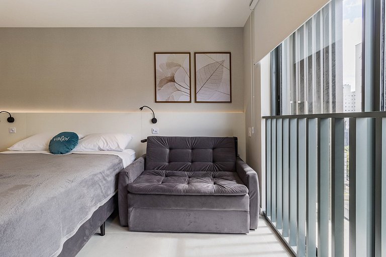 Apartamento mobiliado