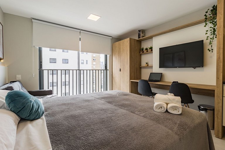 Apartamento mobiliado