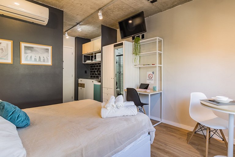 Apartamento mobiliado