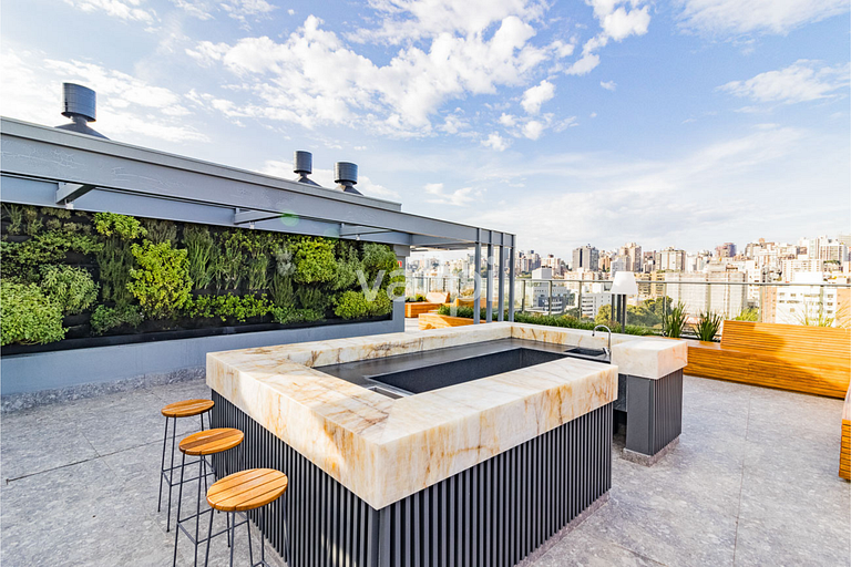 Apartamento mobiliado