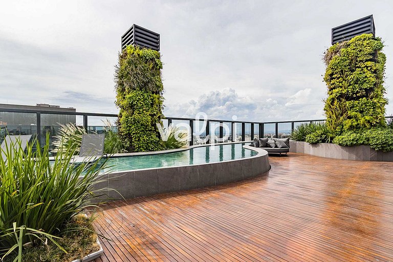 Studio de luxo no Carlos Gomes Square - CGS0315