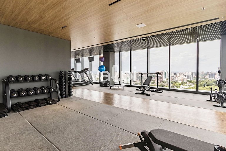 Studio de luxo no Carlos Gomes Square - CGS0315